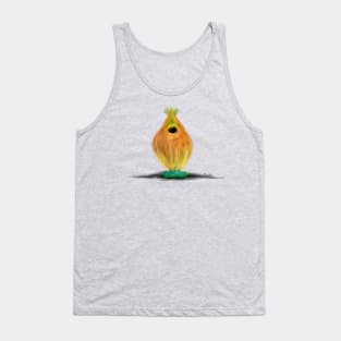 PineApple Fur Tank Top